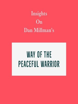 cover image of Insights on Dan Millman's Way of the Peaceful Warrior